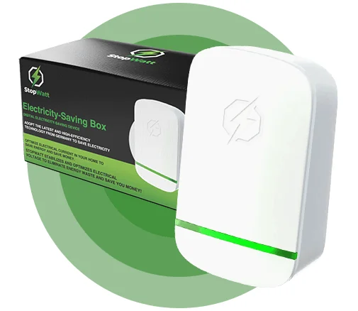 StopWatt voltage stabilizer plug-in detail